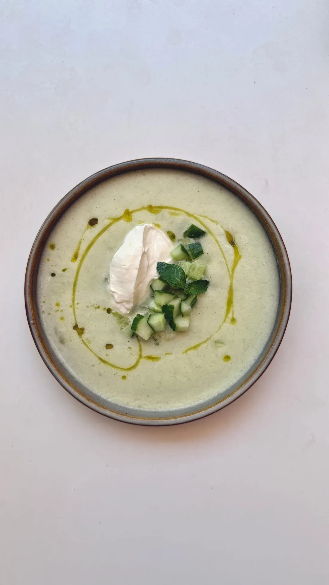 Foto de Crema fría de melón