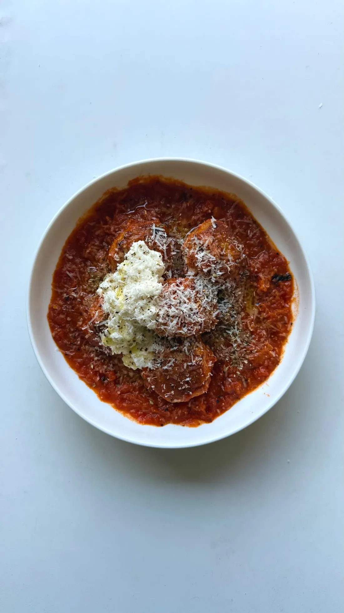Foto de Albóndigas de queso cottage y parmesano