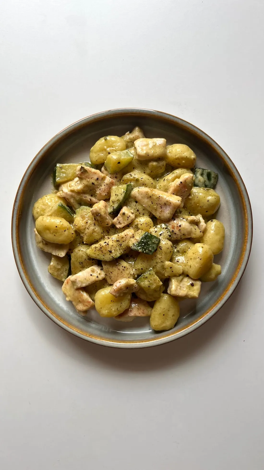 Foto de Gnocchis cremosos con pesto